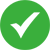 icon of a green tick mark